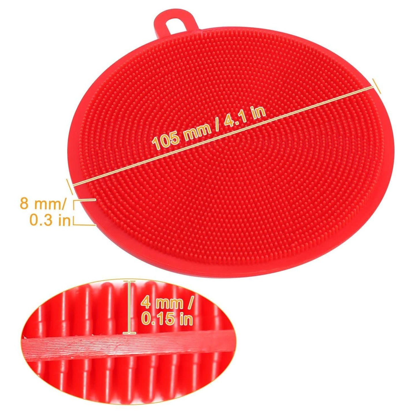 5-Pieces: Kitchen Cleaning Silicone Scrubber Kitchen Tools & Gadgets - Tophatter Daily Deals
