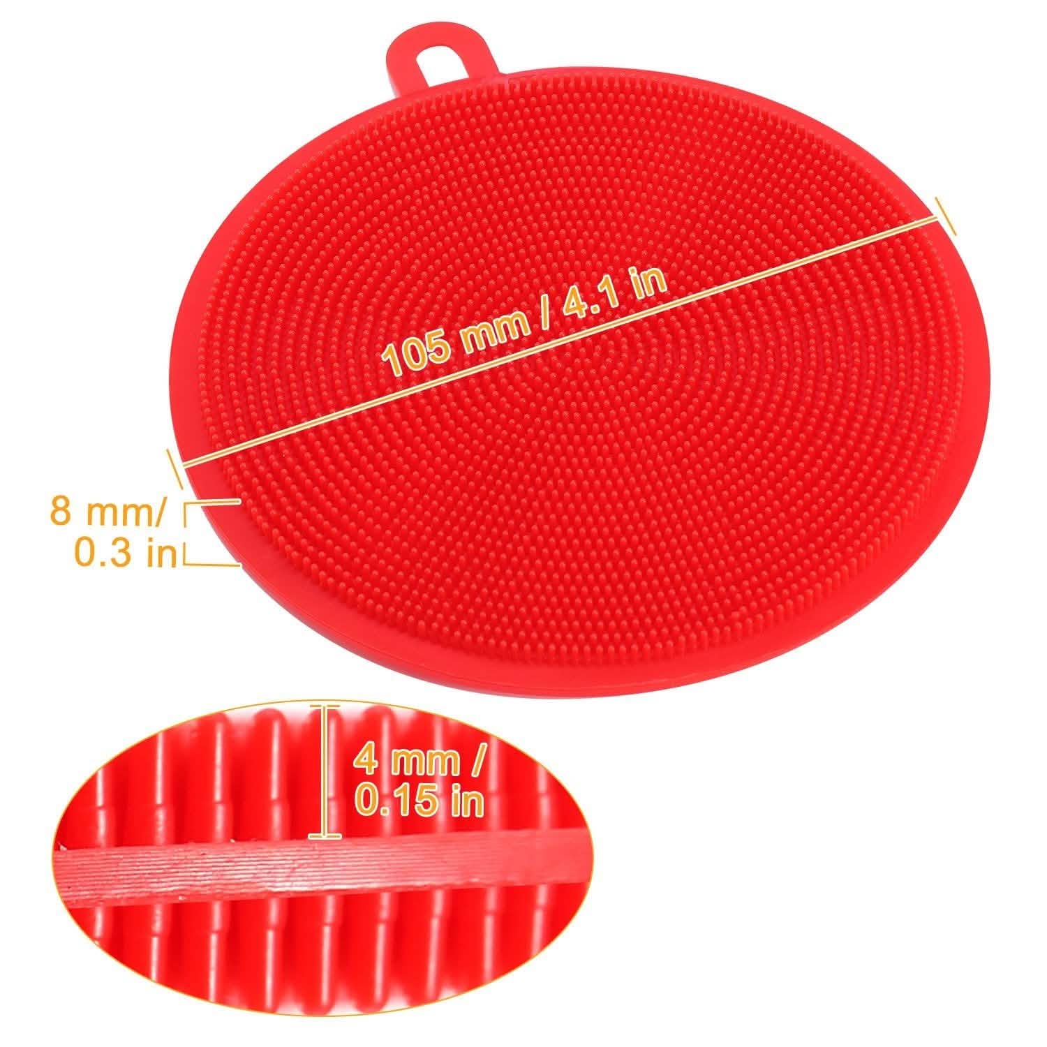 5-Pieces: Kitchen Cleaning Silicone Scrubber Kitchen Tools & Gadgets - Tophatter Daily Deals