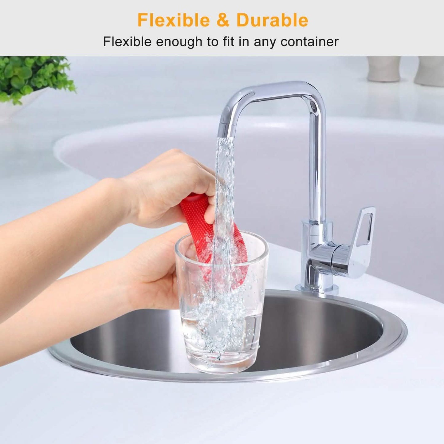 5-Pieces: Kitchen Cleaning Silicone Scrubber Kitchen Tools & Gadgets - Tophatter Daily Deals