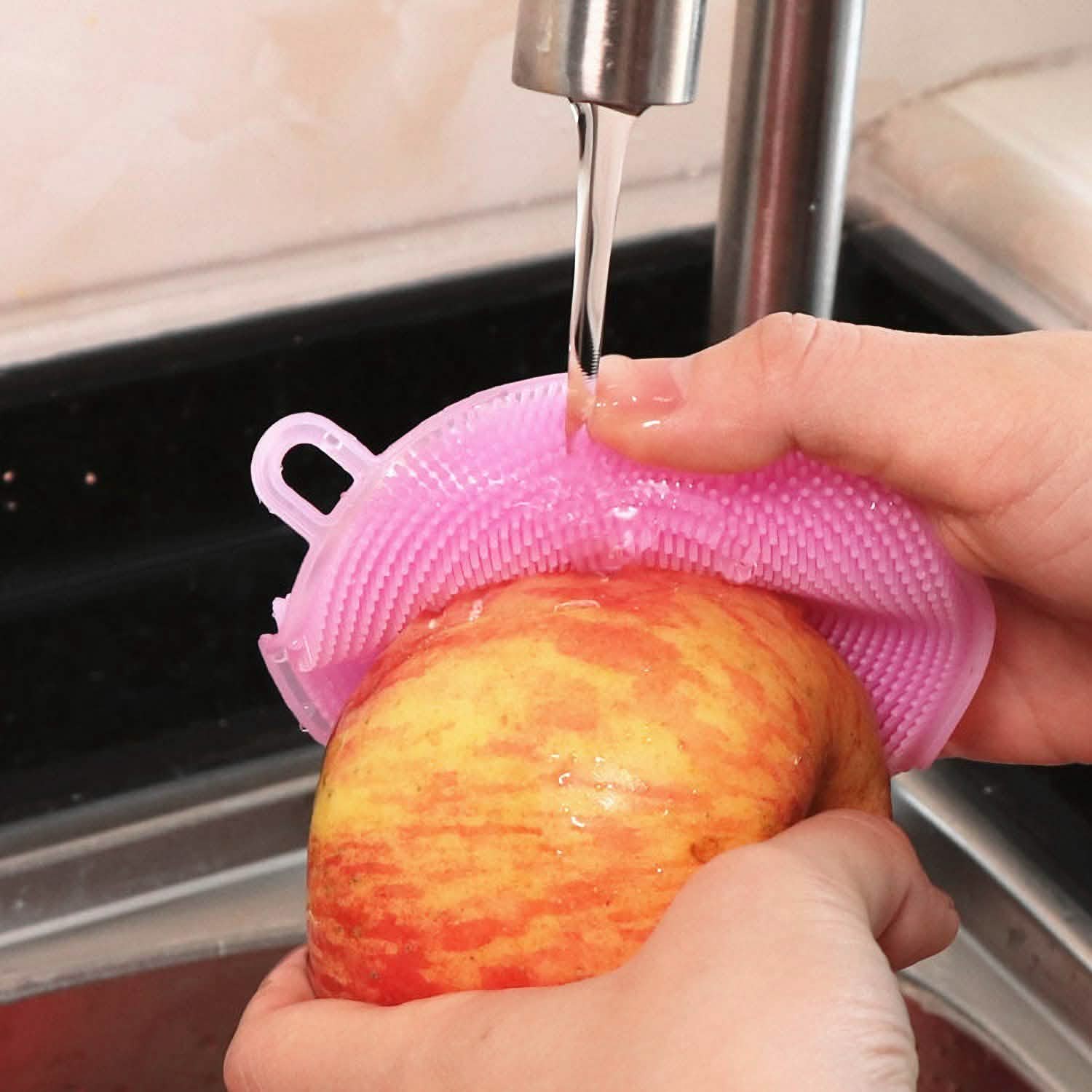 5-Pieces: Kitchen Cleaning Silicone Scrubber Kitchen Tools & Gadgets - Tophatter Daily Deals
