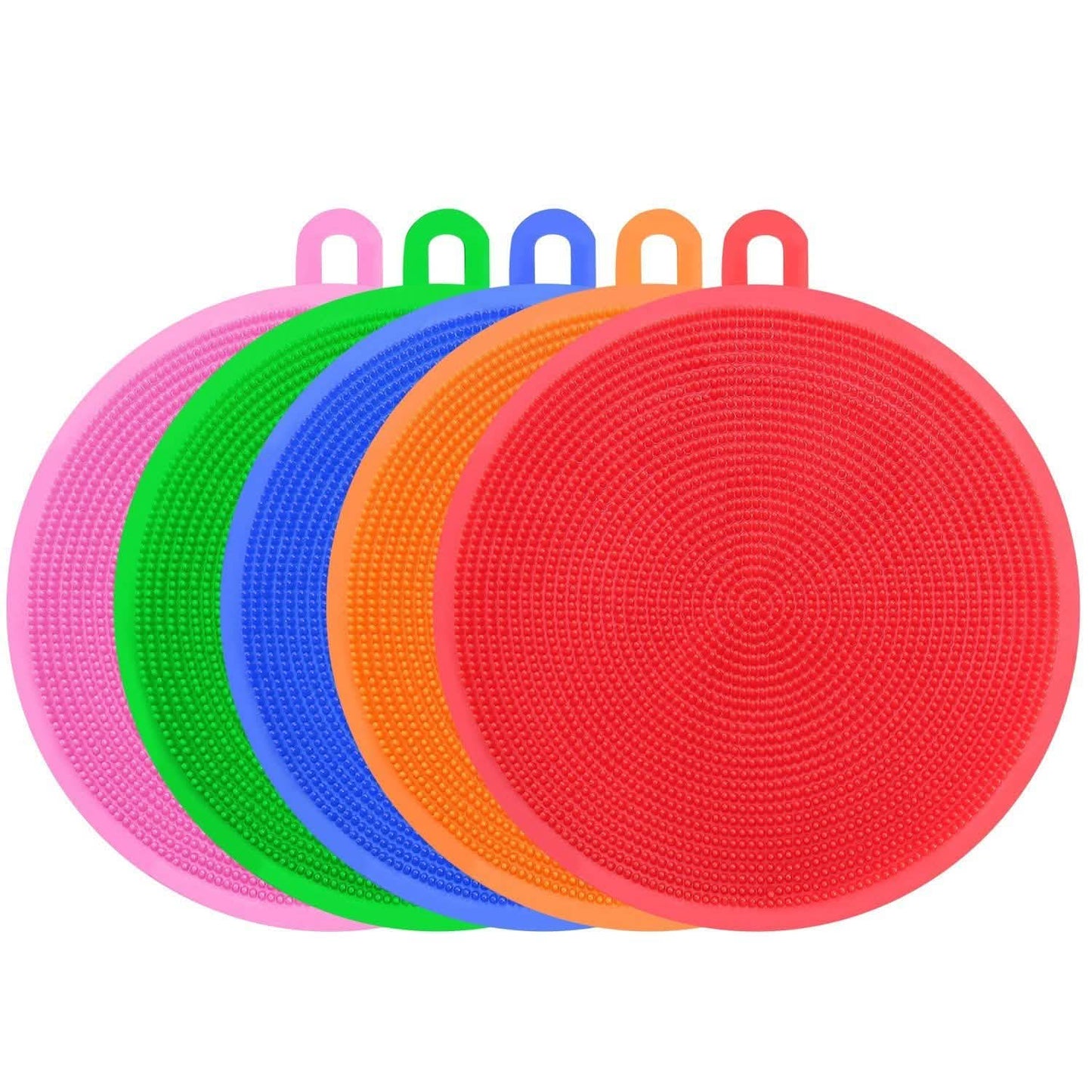 5-Pieces: Kitchen Cleaning Silicone Scrubber Kitchen Tools & Gadgets - Tophatter Daily Deals