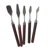 5-Pieces: Palette Steel Oil For Professional Stainless Knife Tool Painting Spatula School, Office & Art Supplies - Tophatter Daily Deals