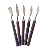 5-Pieces: Palette Steel Oil For Professional Stainless Knife Tool Painting Spatula School, Office & Art Supplies - Tophatter Daily Deals