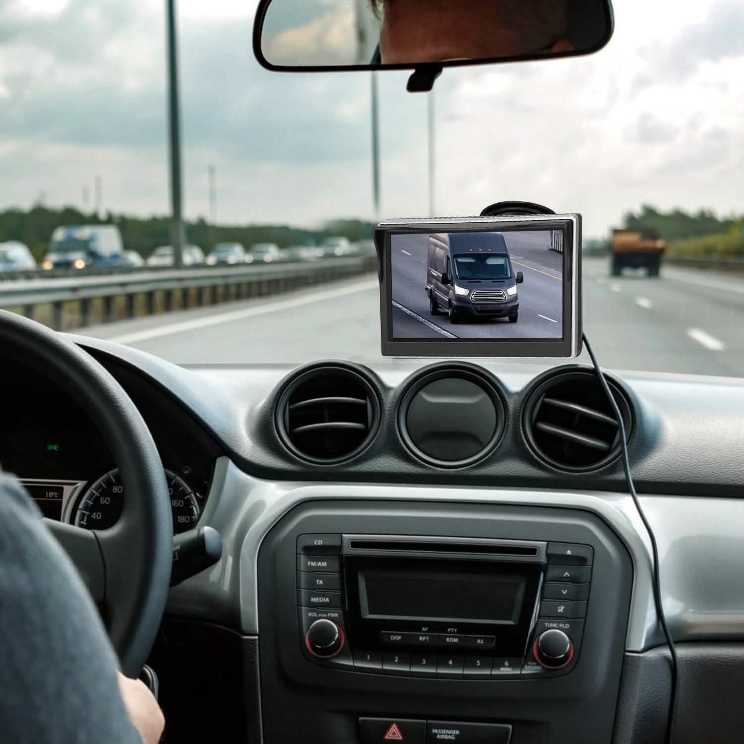 5" Screen Backup Camera Monitor Kit Automotive - Tophatter Daily Deals
