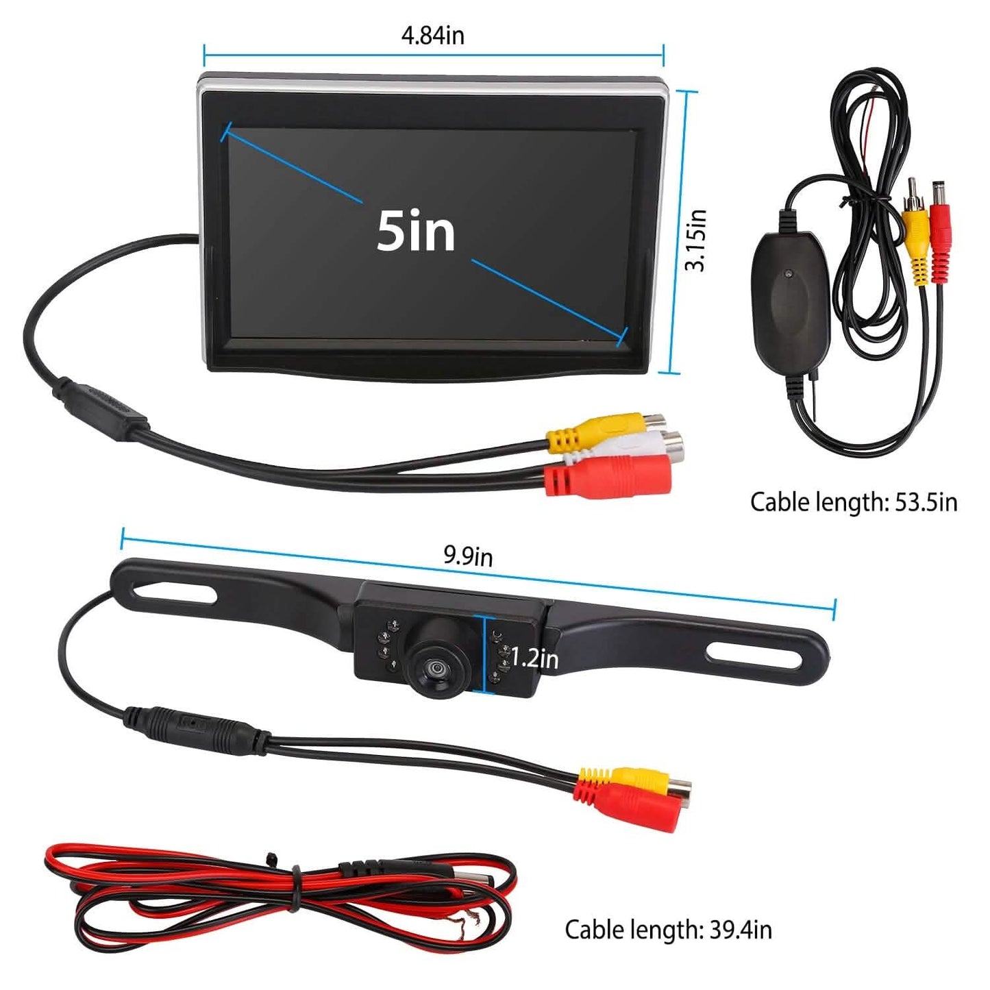 5" Screen Backup Camera Monitor Kit Automotive - Tophatter Daily Deals
