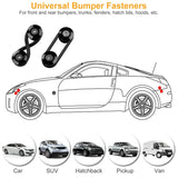 5-Set: Car Quick Release Bumper Fasteners Automotive - Tophatter Daily Deals