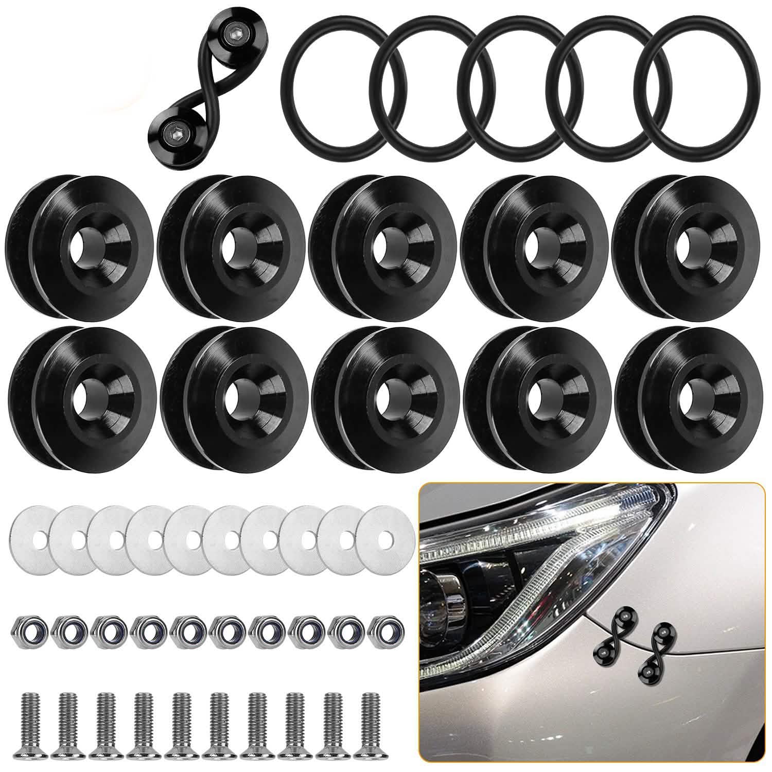 5-Set: Car Quick Release Bumper Fasteners Automotive - Tophatter Daily Deals