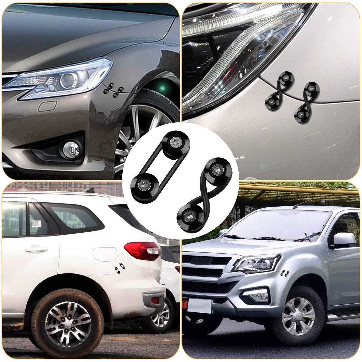 5-Set: Car Quick Release Bumper Fasteners Automotive - Tophatter Daily Deals