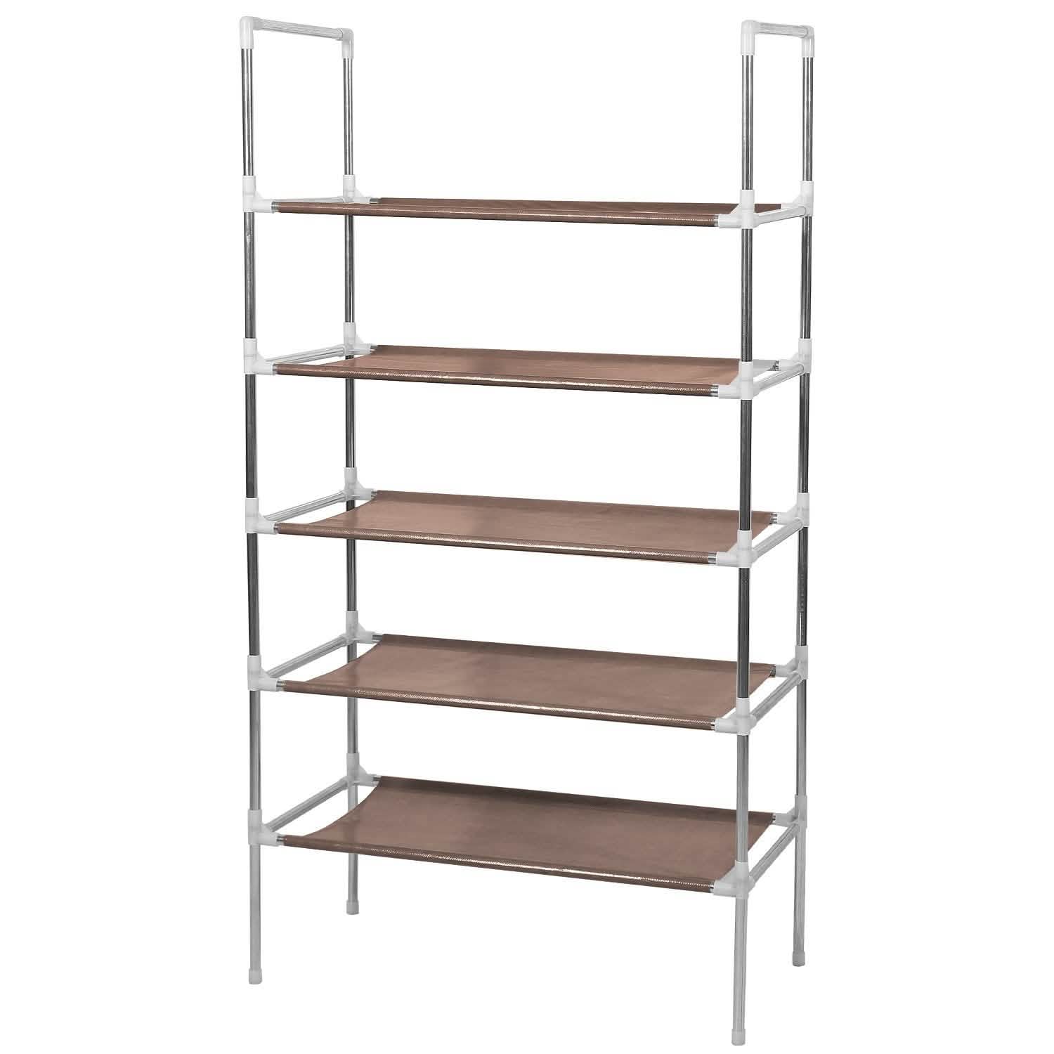 5-Tiers Shoe Rack Shelves 15 Pairs Shoe Oraganizer Storage & Organization - Tophatter Daily Deals