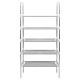 5-Tiers Shoe Rack Shelves 15 Pairs Shoe Oraganizer Gray Storage & Organization - Tophatter Daily Deals