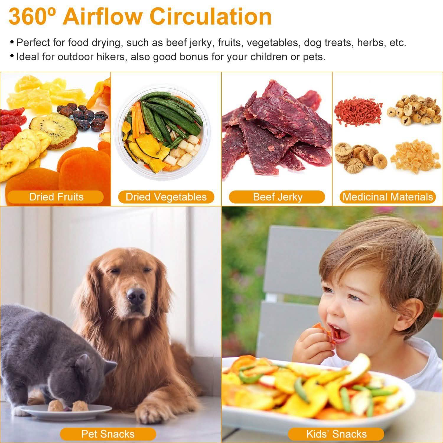 5-Tray Electric Food Dehydrator Kitchen Appliances - Tophatter Daily Deals