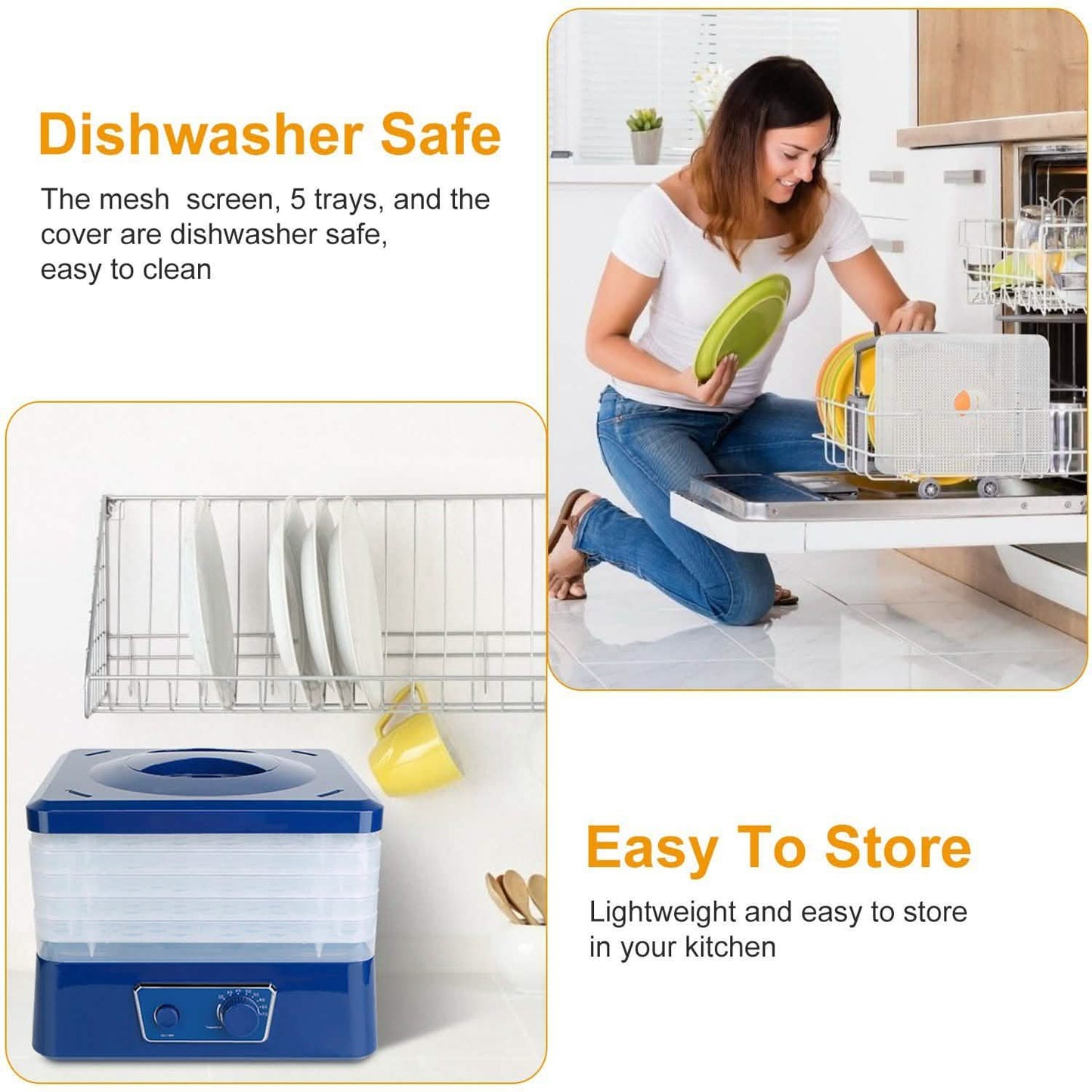 5-Tray Electric Food Dehydrator Kitchen Appliances - Tophatter Daily Deals
