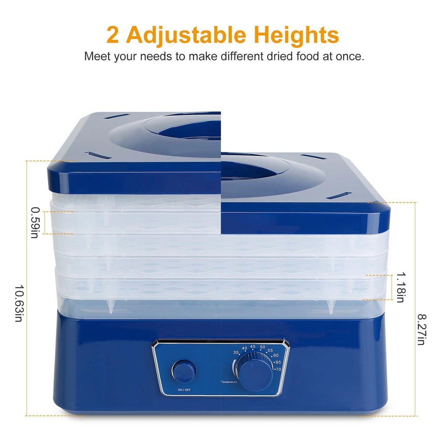 5-Tray Electric Food Dehydrator Kitchen Appliances - Tophatter Daily Deals