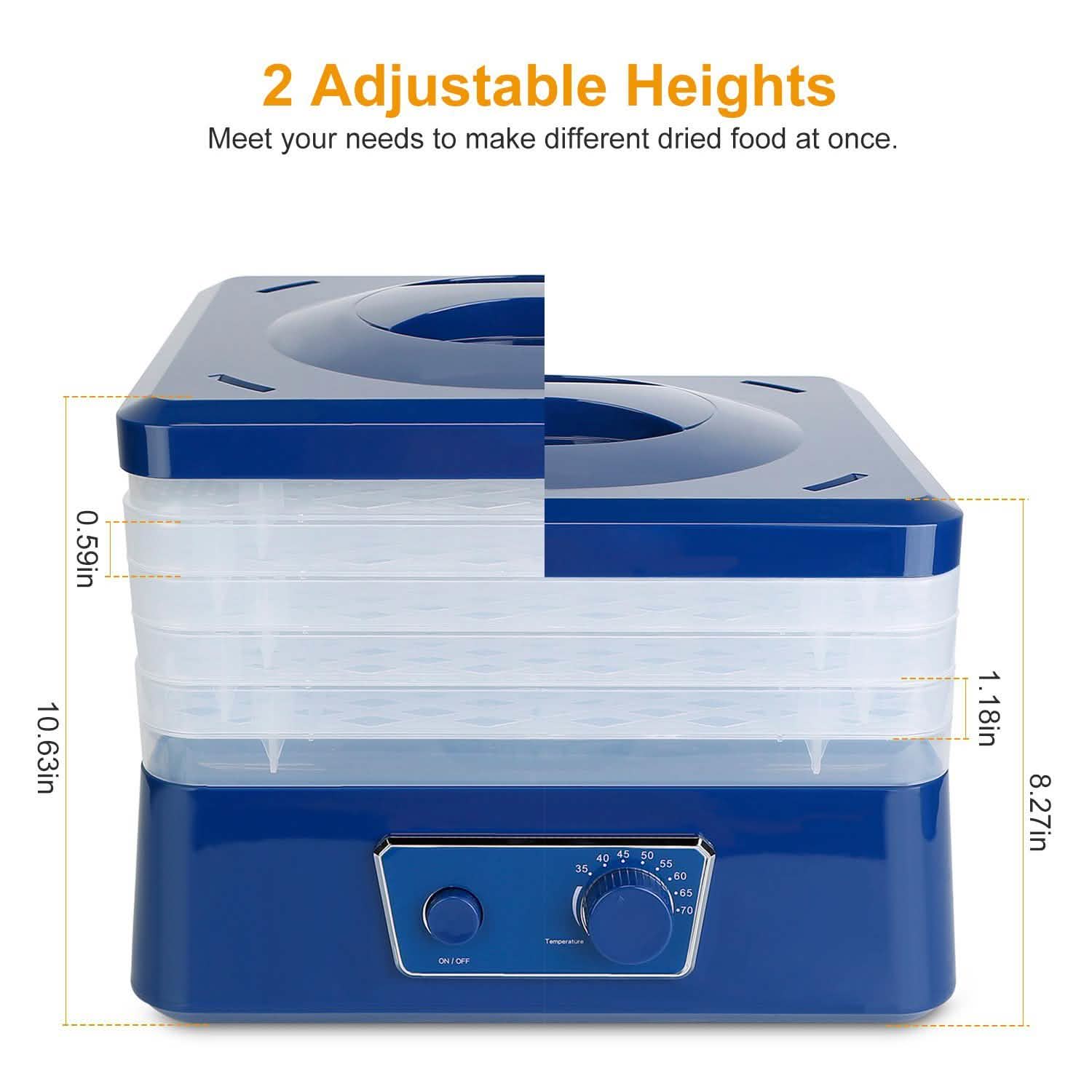 5-Tray Electric Food Dehydrator Kitchen Appliances - Tophatter Daily Deals