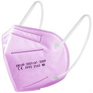 50-Pack: Kids Size KN95 5-Ply Face Mask Purple Face Masks & PPE - Tophatter Daily Deals