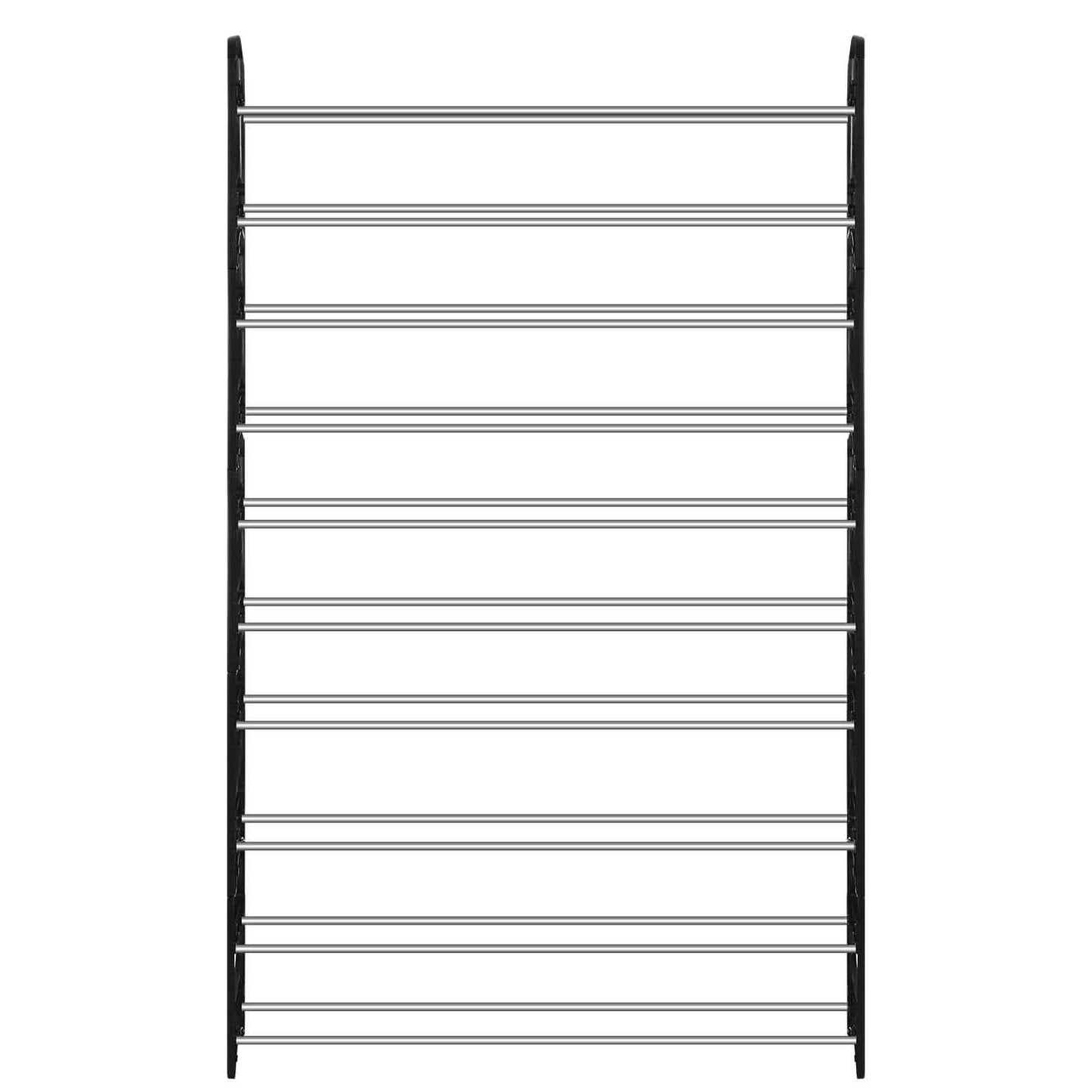 50-Pair Shoe Rack Storage Organizer 10-Tier Portable Wardrobe Tower Storage & Organization - Tophatter Daily Deals