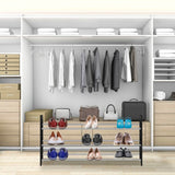 50-Pair Shoe Rack Storage Organizer 10-Tier Portable Wardrobe Tower Storage & Organization - Tophatter Daily Deals