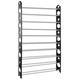 50-Pair Shoe Rack Storage Organizer 10-Tier Portable Wardrobe Tower Storage & Organization - Tophatter Daily Deals