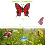 50-Piece: Butterfly Stake Ornament Garden & Patio - Tophatter Daily Deals