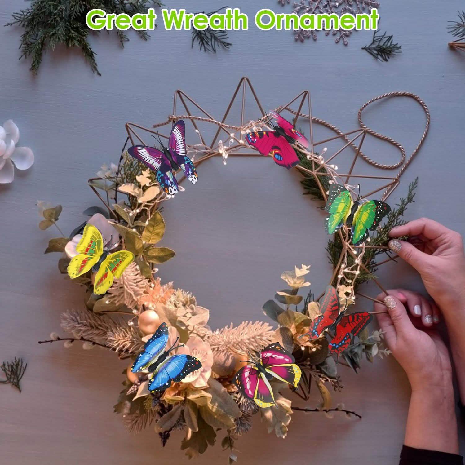 50-Piece: Butterfly Stake Ornament Garden & Patio - Tophatter Daily Deals