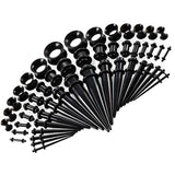 50-Piece: Ear Stretching Kit Black Beauty & Personal Care - Tophatter Daily Deals