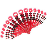 50-Piece: Ear Stretching Kit Red Beauty & Personal Care - Tophatter Daily Deals