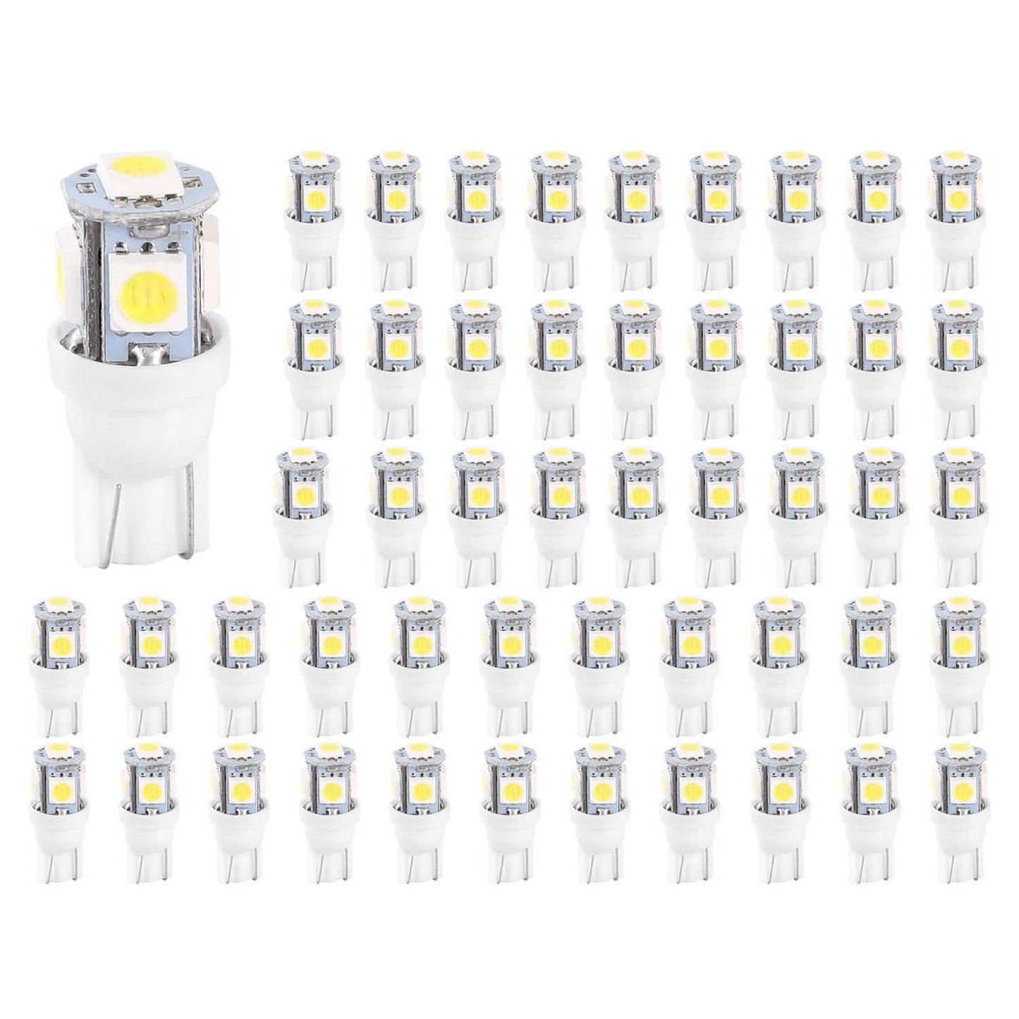 50-Piece: LED Car Light Bulbs Automotive - Tophatter Daily Deals