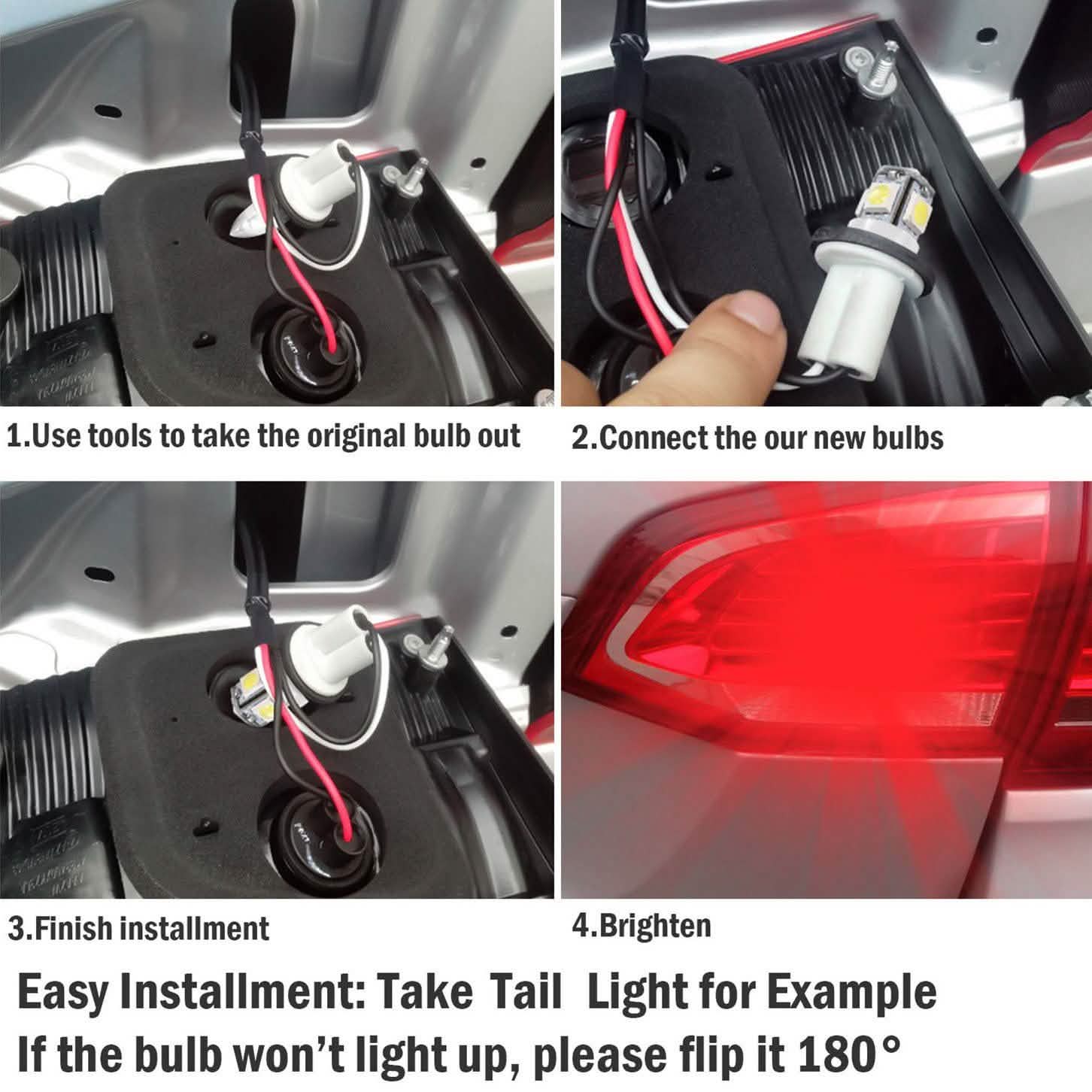 50-Piece: LED Car Light Bulbs Automotive - Tophatter Daily Deals