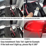50-Piece: LED Car Light Bulbs Automotive - Tophatter Daily Deals