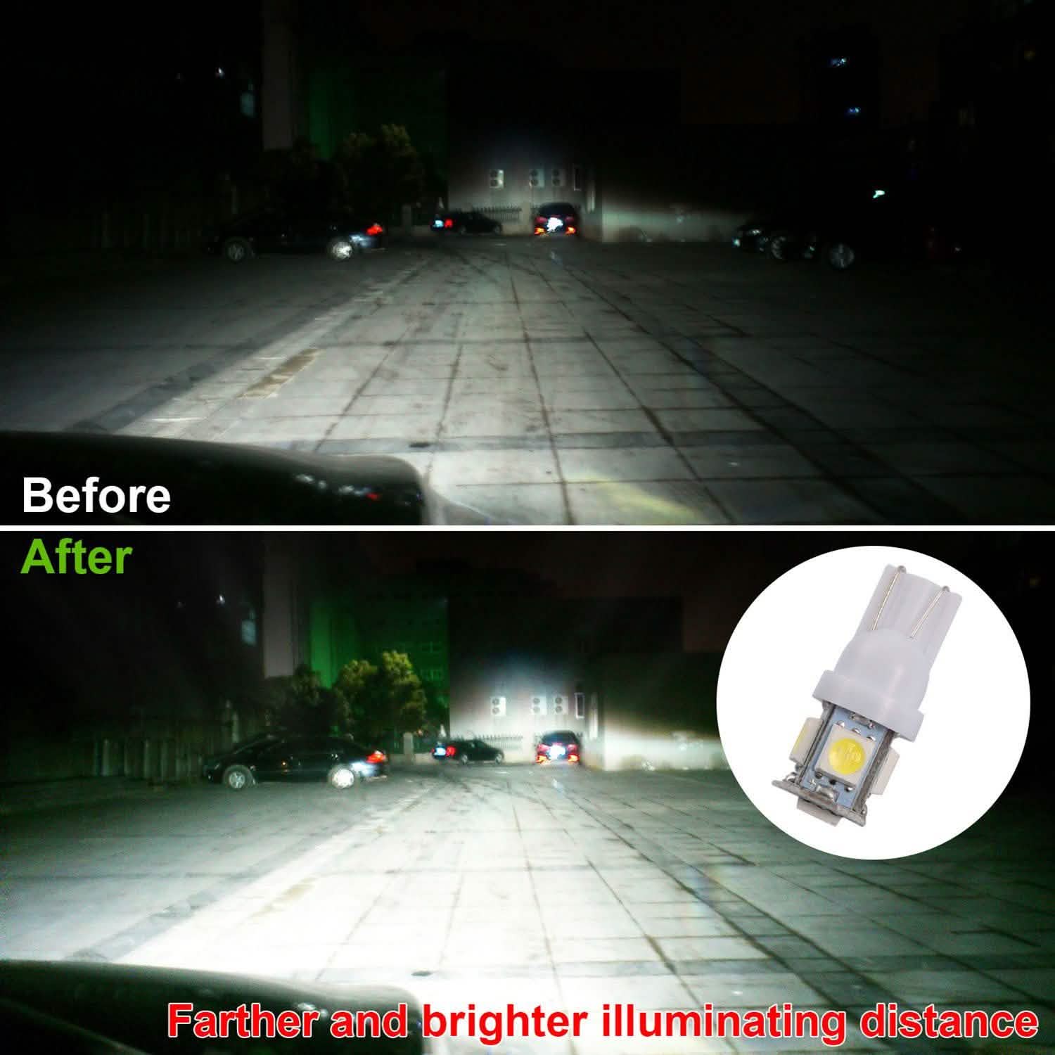 50-Piece: LED Car Light Bulbs Automotive - Tophatter Daily Deals