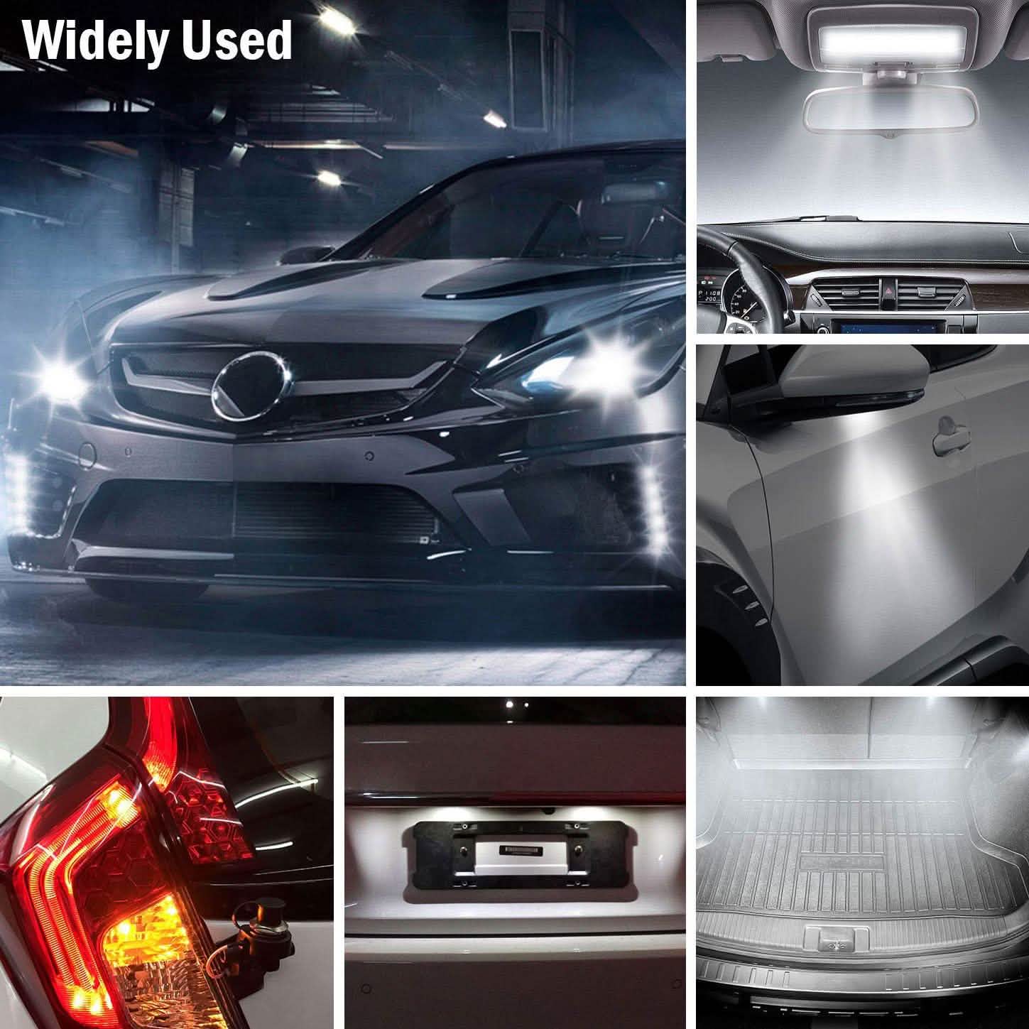 50-Piece: LED Car Light Bulbs Automotive - Tophatter Daily Deals