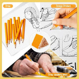50-Pieces: 3.5" Hexagonal Golf Pencils - HB Yellow, Pre-Sharpened School, Office & Art Supplies - Tophatter Daily Deals