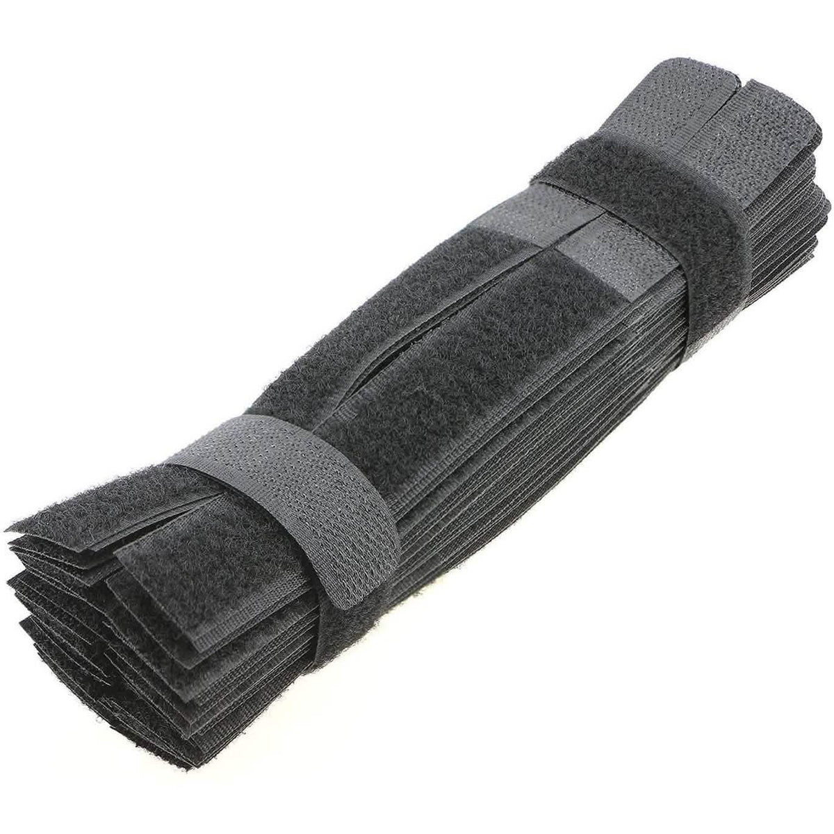 50-Pieces: Cable Ties Reusable Fastening Wire Organizer Cord Rope Holder 7 Inch Black Storage & Organization - Tophatter Daily Deals
