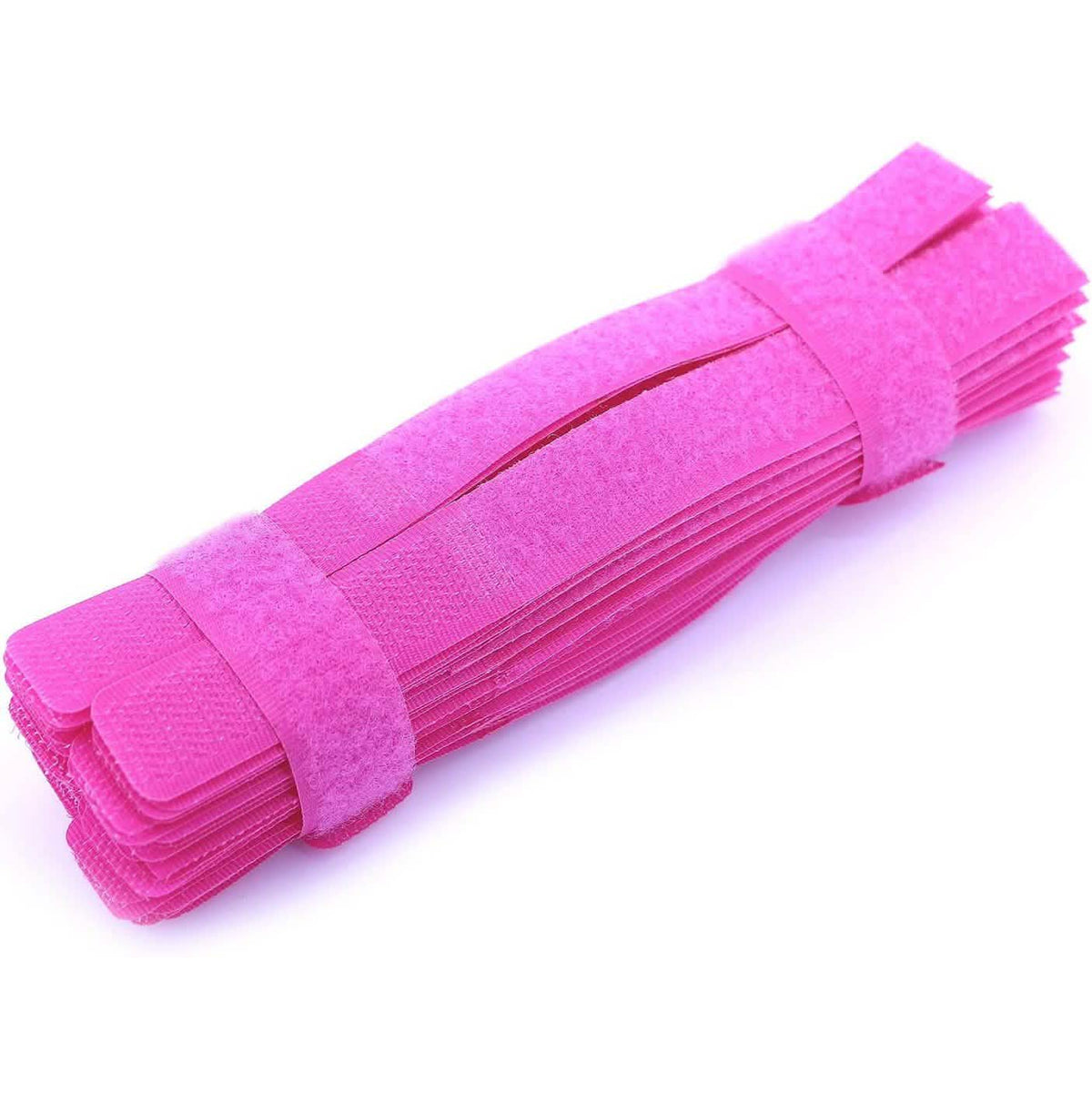 50-Pieces: Cable Ties Reusable Fastening Wire Organizer Cord Rope Holder 7 Inch Pink Storage & Organization - Tophatter Daily Deals