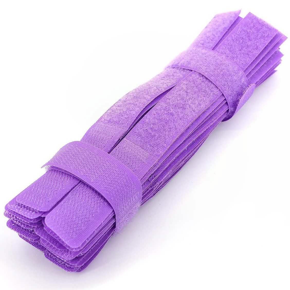 50-Pieces: Cable Ties Reusable Fastening Wire Organizer Cord Rope Holder 7 Inch Purple Storage & Organization - Tophatter Daily Deals