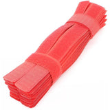 50-Pieces: Cable Ties Reusable Fastening Wire Organizer Cord Rope Holder 7 Inch Red Storage & Organization - Tophatter Daily Deals