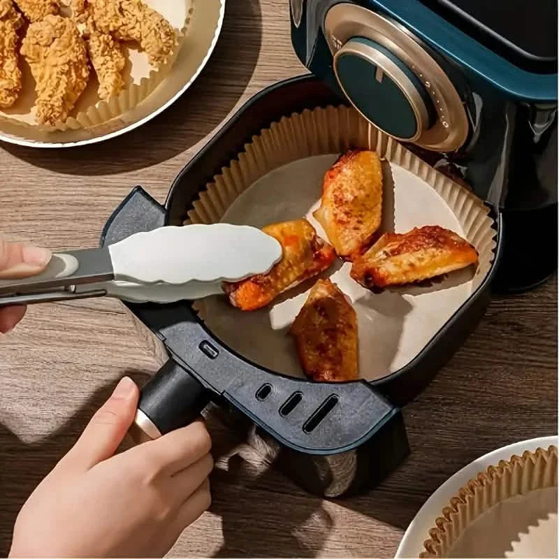 50-Pieces: Disposable Paper Liners For Air Fryer Suitable For 2 - 8 Quarts Kitchen Tools & Gadgets - Tophatter Daily Deals