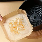 50-Pieces: Disposable Paper Liners For Air Fryer Suitable For 2 - 8 Quarts Kitchen Tools & Gadgets - Tophatter Daily Deals