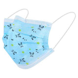 50-Pieces: Kids Disposable Face Masks Blue Panda Face Masks & PPE - Tophatter Daily Deals