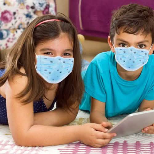 50-Pieces: Kids Disposable Face Masks Face Masks & PPE - Tophatter Daily Deals