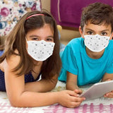 50-Pieces: Kids Disposable Face Masks Face Masks & PPE - Tophatter Daily Deals