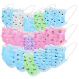 50-Pieces: Kids Disposable Face Masks Face Masks & PPE - Tophatter Daily Deals