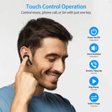 5.0 TWS Wireless Earbuds Headphones - Tophatter Daily Deals
