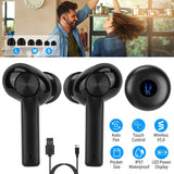 5.0 TWS Wireless Earbuds Headphones - Tophatter Daily Deals