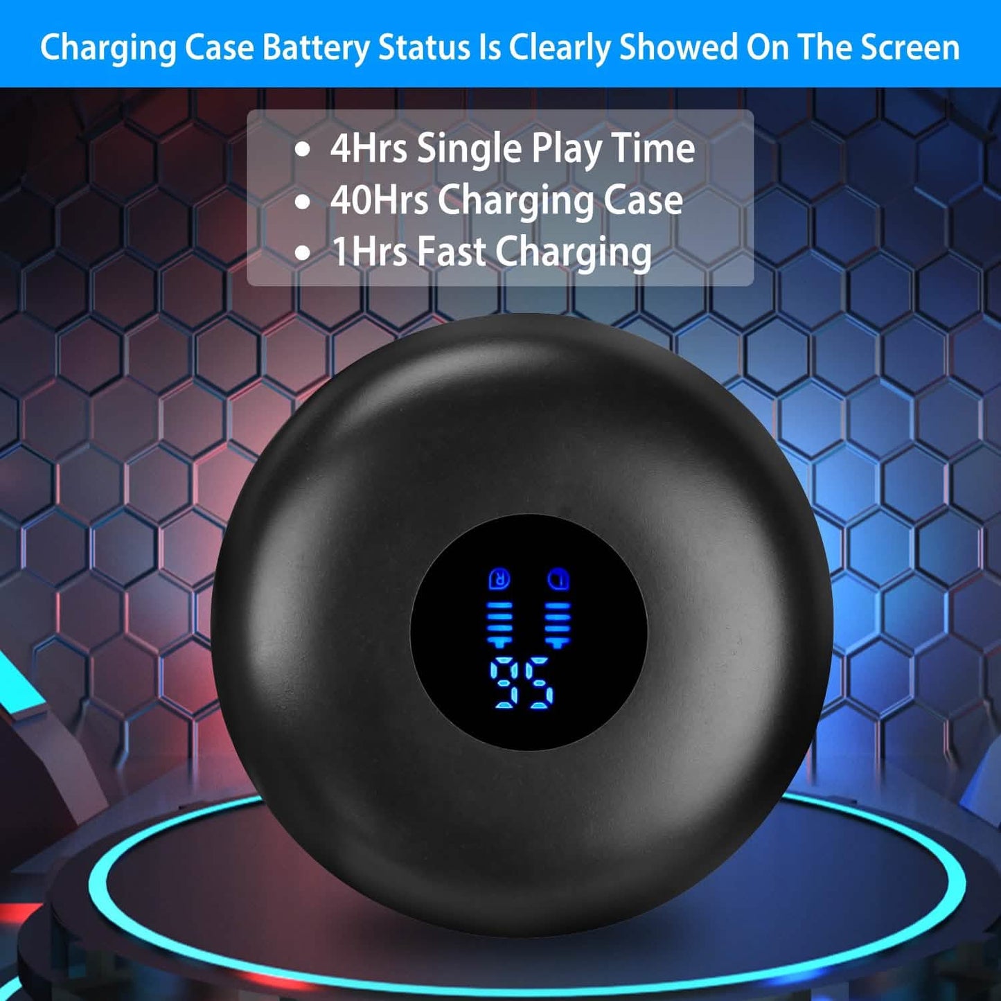 5.0 TWS Wireless Earbuds Headphones - Tophatter Daily Deals