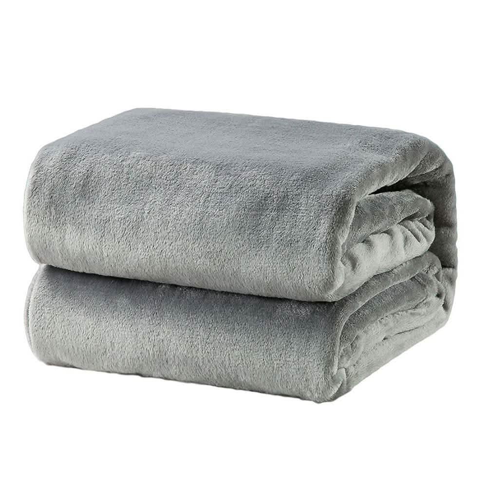 50” X 60” Ultra Soft Micro-Fleece Throw Blanket Bedding - Tophatter Daily Deals