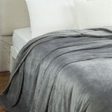 50” X 60” Ultra Soft Micro-Fleece Throw Blanket Bedding - Tophatter Daily Deals
