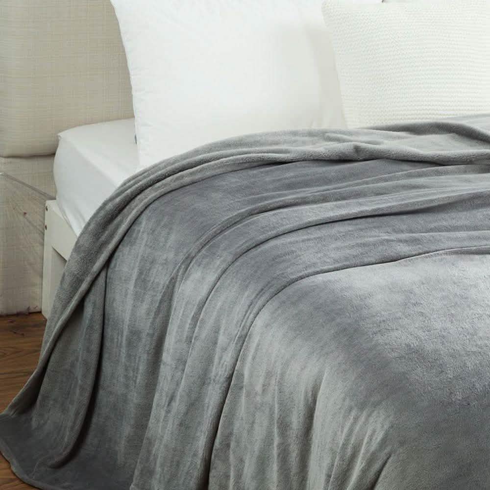 50” X 60” Ultra Soft Micro-Fleece Throw Blanket Bedding - Tophatter Daily Deals