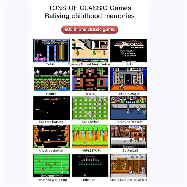 500 Games Mini Handheld Retro Portable Video Game Console Video Games & Consoles - Tophatter Daily Deals