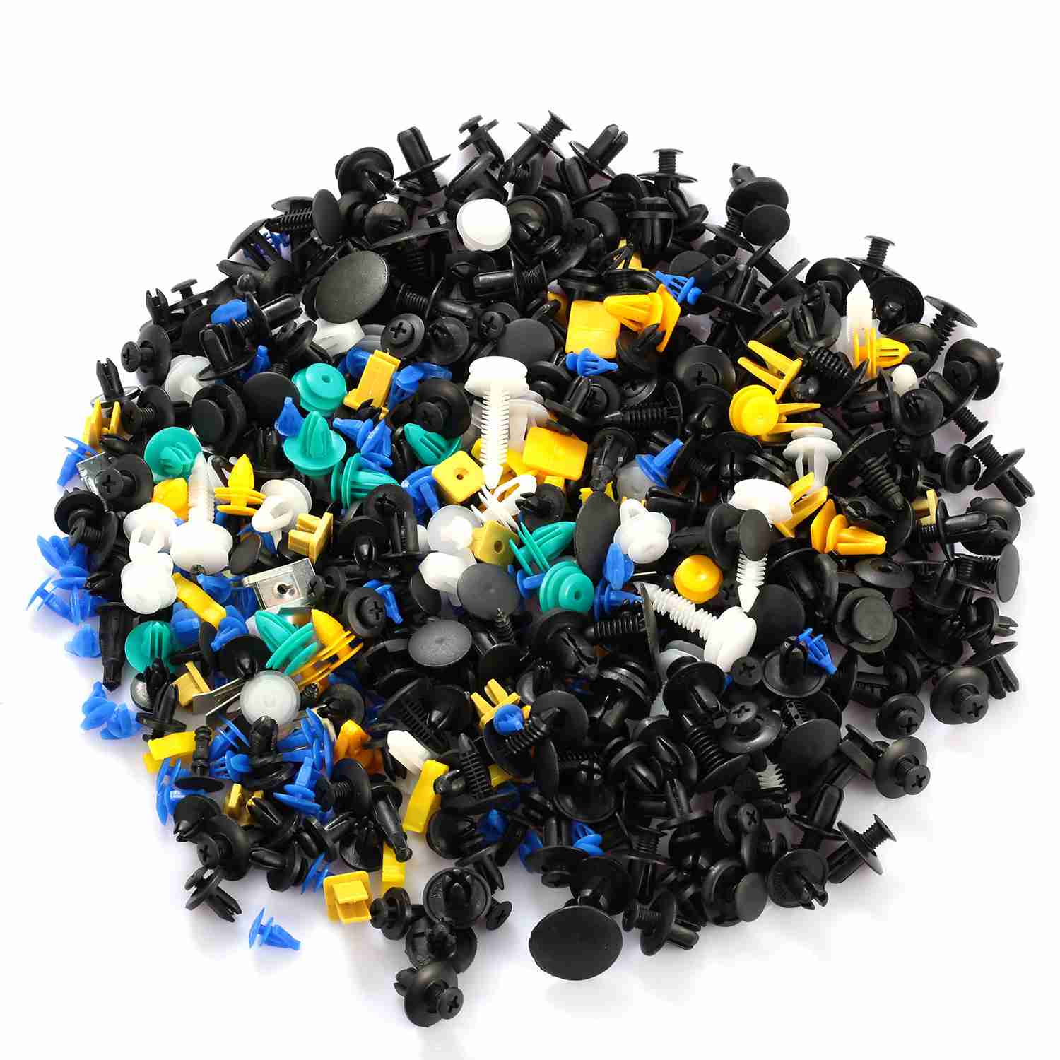500-Pieces: 30 Kinds Bumper Fastener Rivets Automotive - Tophatter Daily Deals